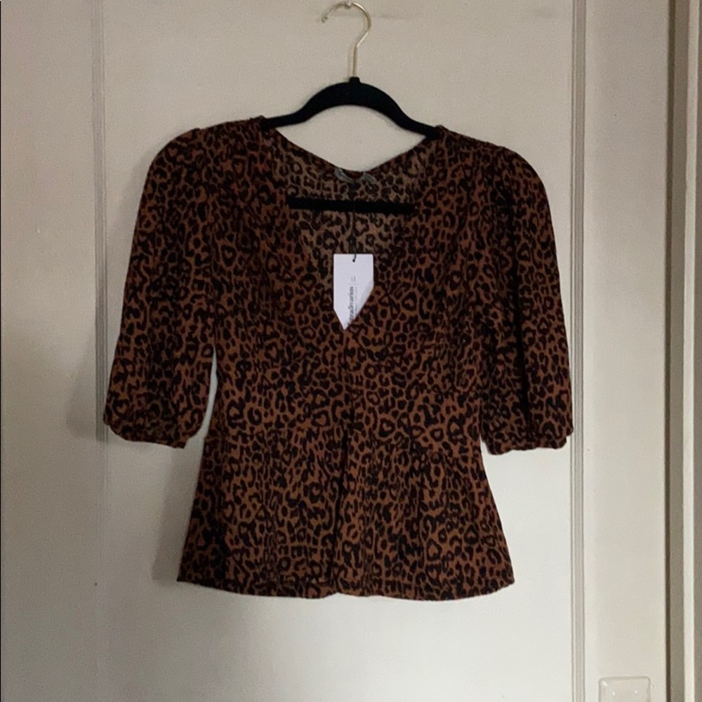 Cheeta Print Top